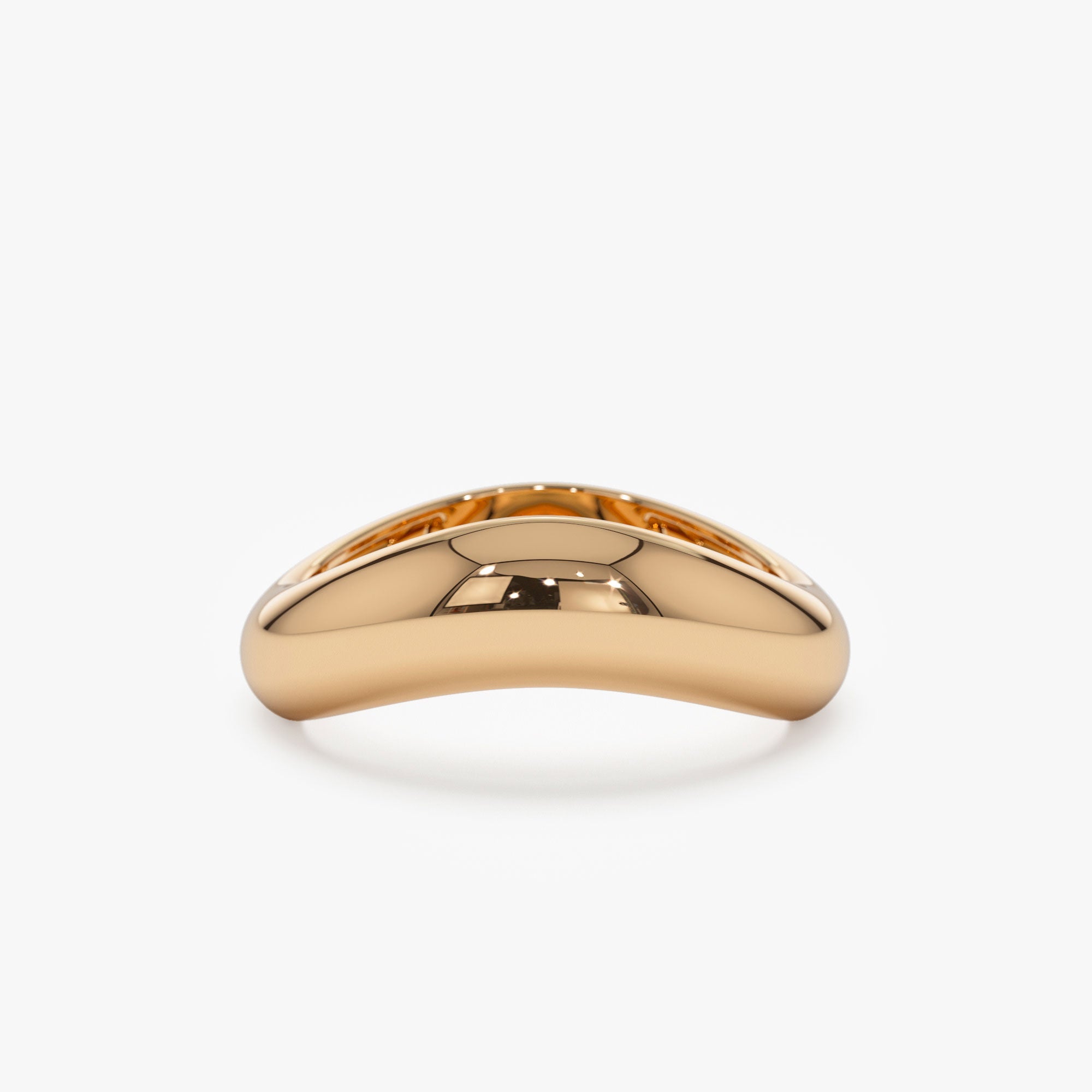 OBFJ1199 - 14k Unique Amorphic Shaped Figure Ring 7