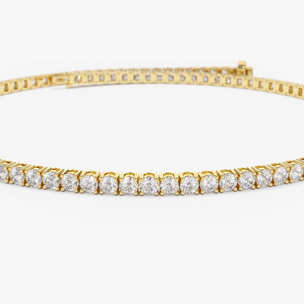 OBFJ2048 - Diamond Tennis Bracelet 2.20 ctw bracelets in selectable metal and diamond options - Roselle Jewelry view 10