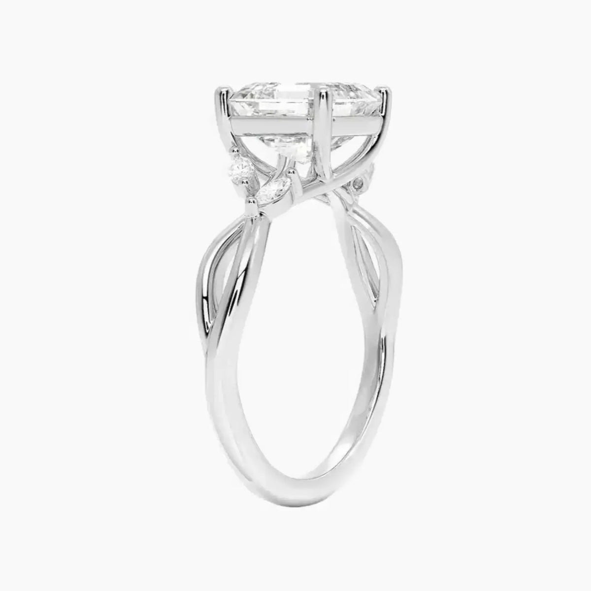 OBSER248 - Amara Asscher engagement ring setting view 2
