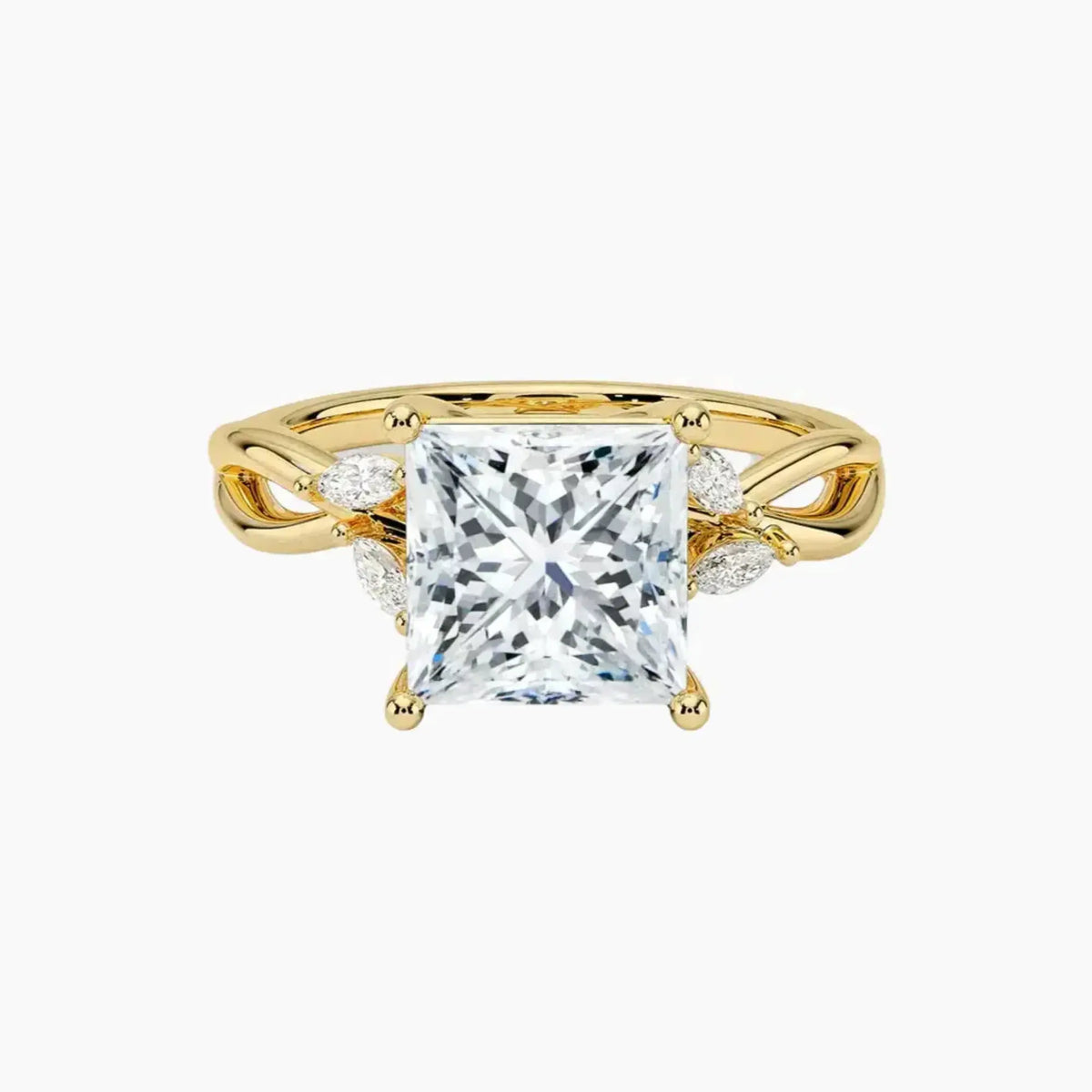 OBSER250 - Amara Princess engagement ring setting view 7