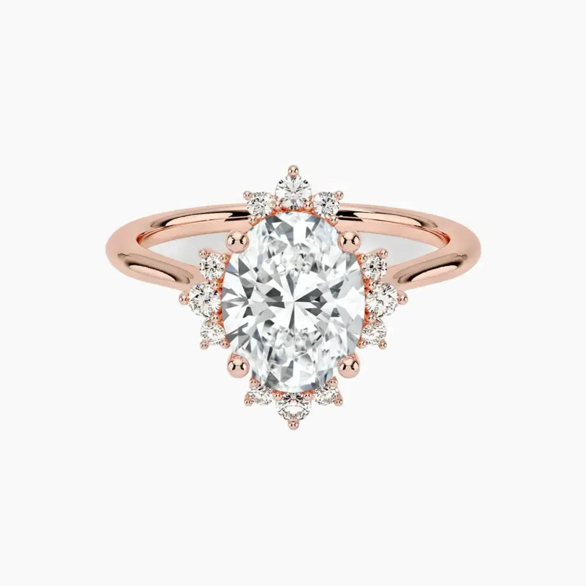 OBSER163 - Nadia Halo Oval engagement ring setting view 4