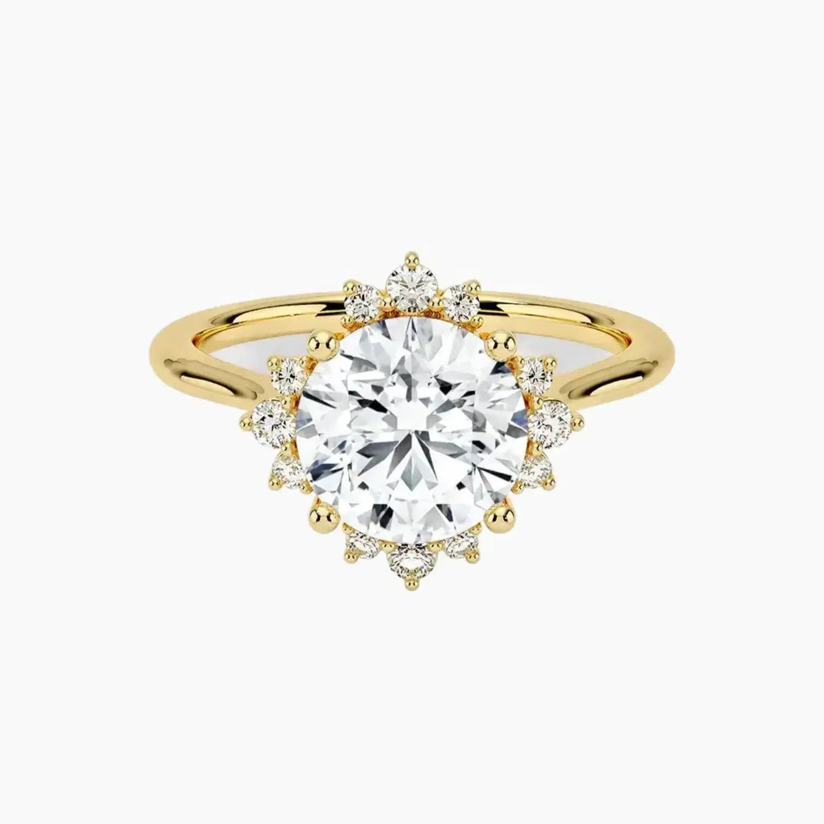 OBSER431 - Nadia Halo Round engagement ring setting view 7