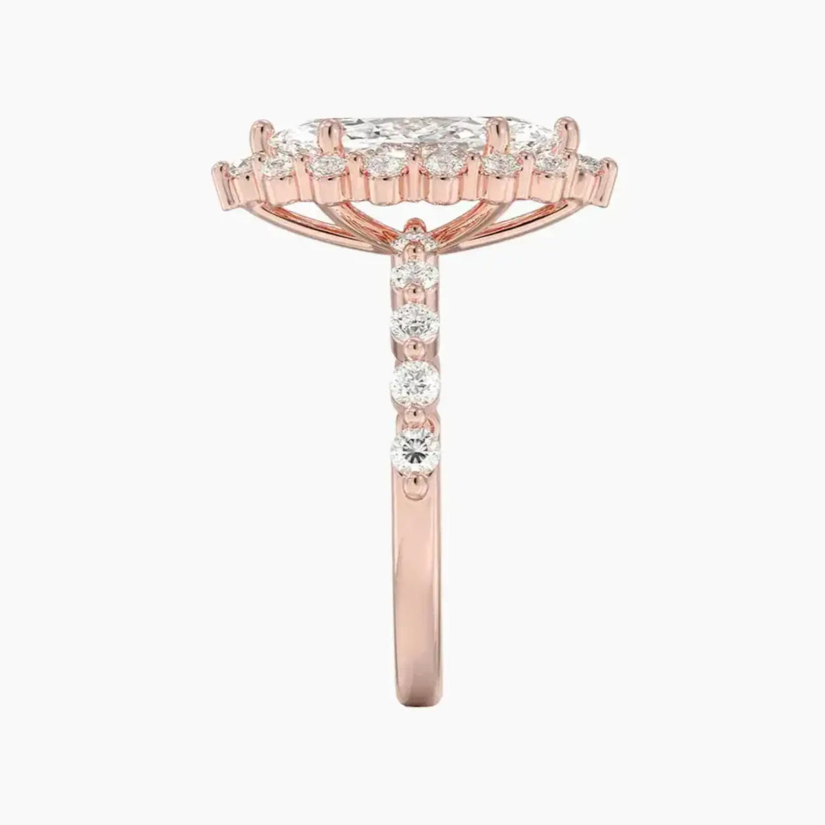 OBSER413 - Anthea Halo Marquise engagement ring setting view 6