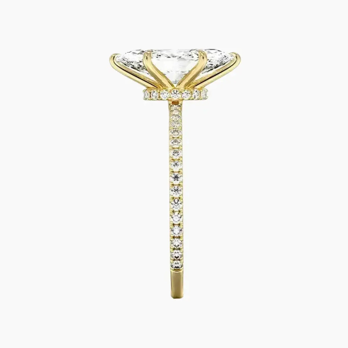 OBSER058 - Adalia Marquise engagement ring setting view 9