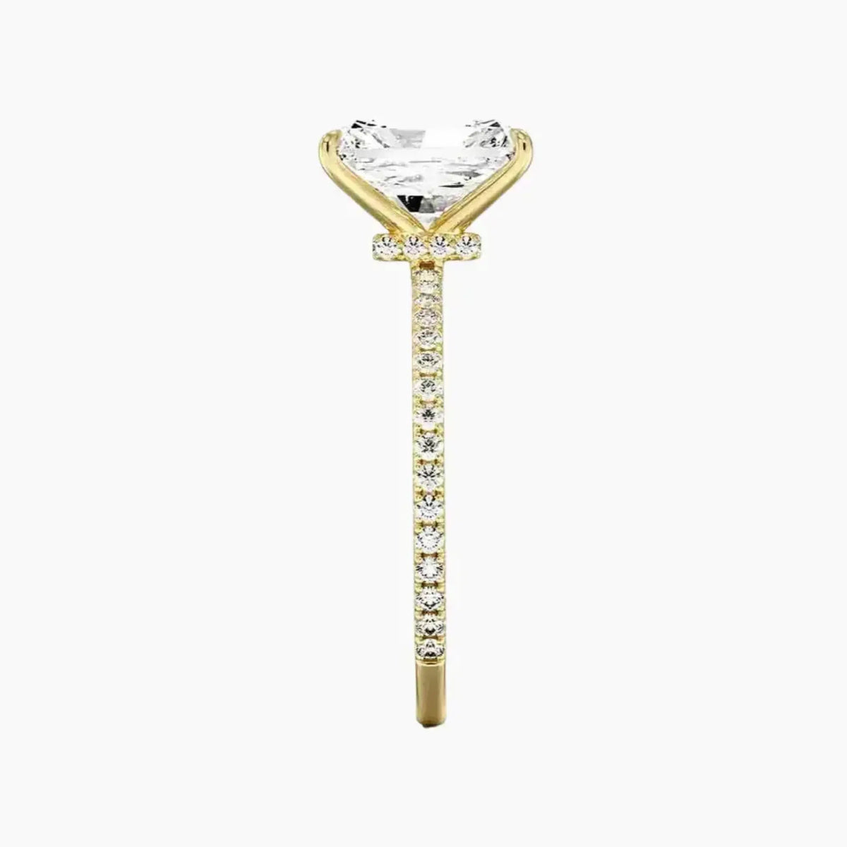 OBSER129 - Adalia Radiant engagement ring setting view 9