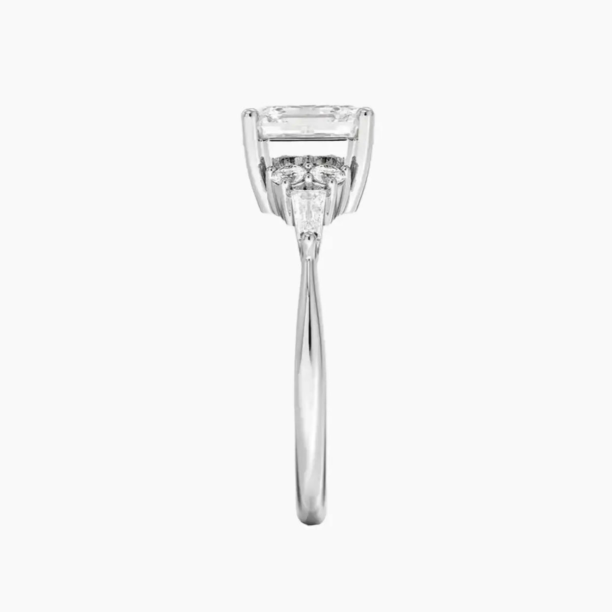 OBSER334 - Jovana Asscher engagement ring setting view 3