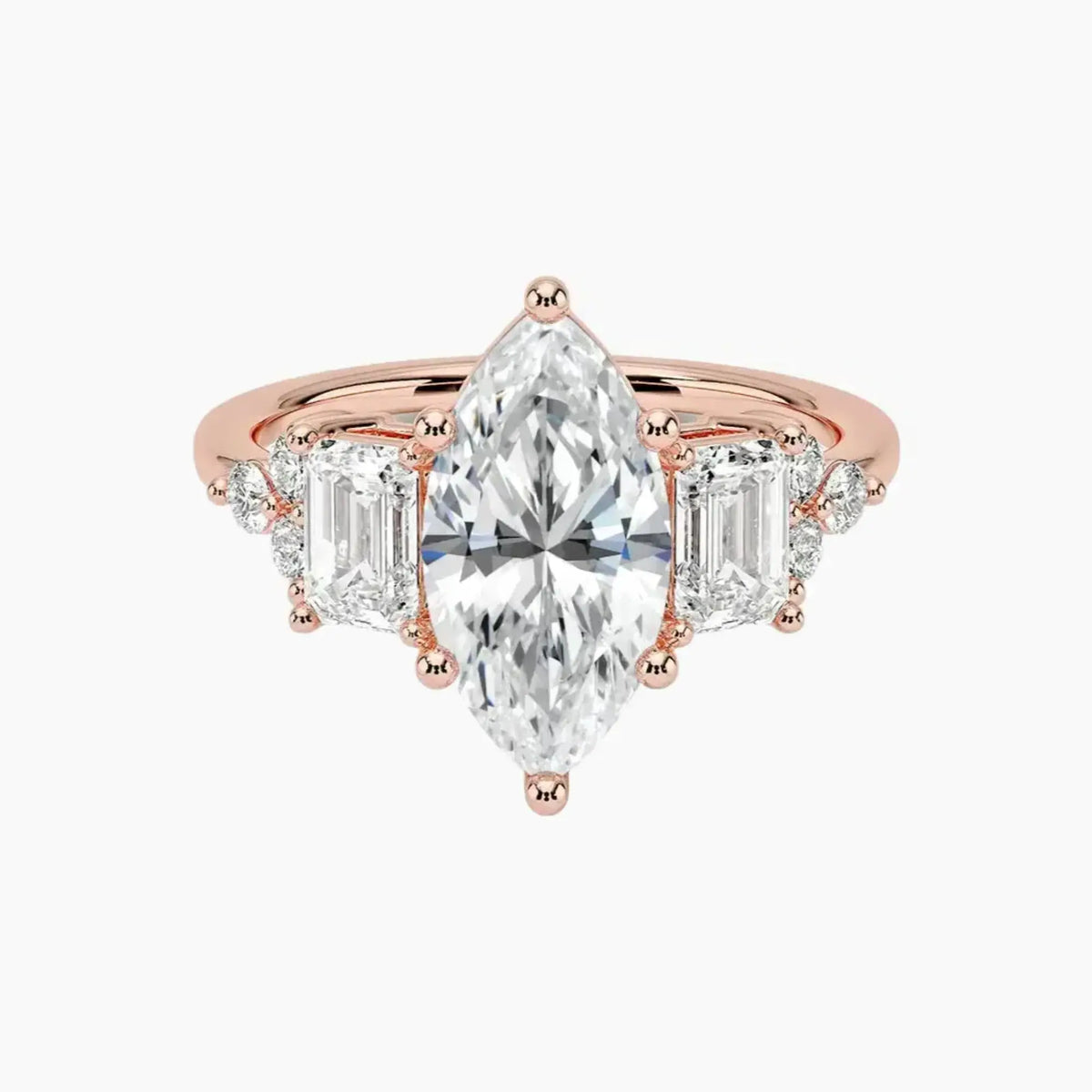 OBSER271 - Kaiya Marquise engagement ring setting view 4