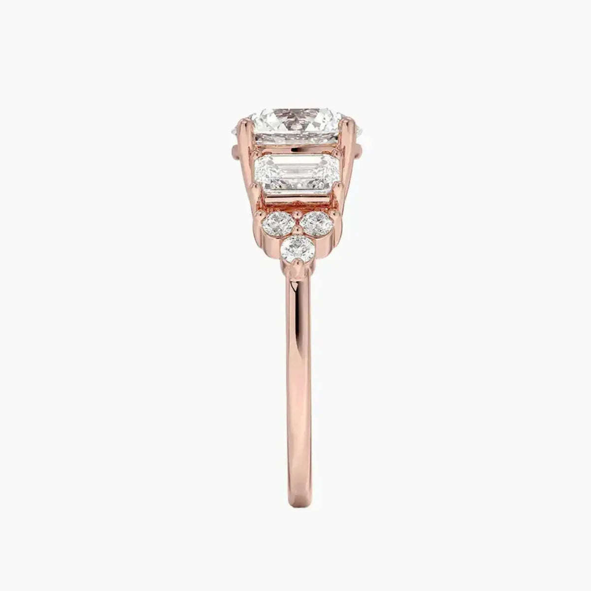 OBSER277 - Kaiya Round engagement ring setting view 6