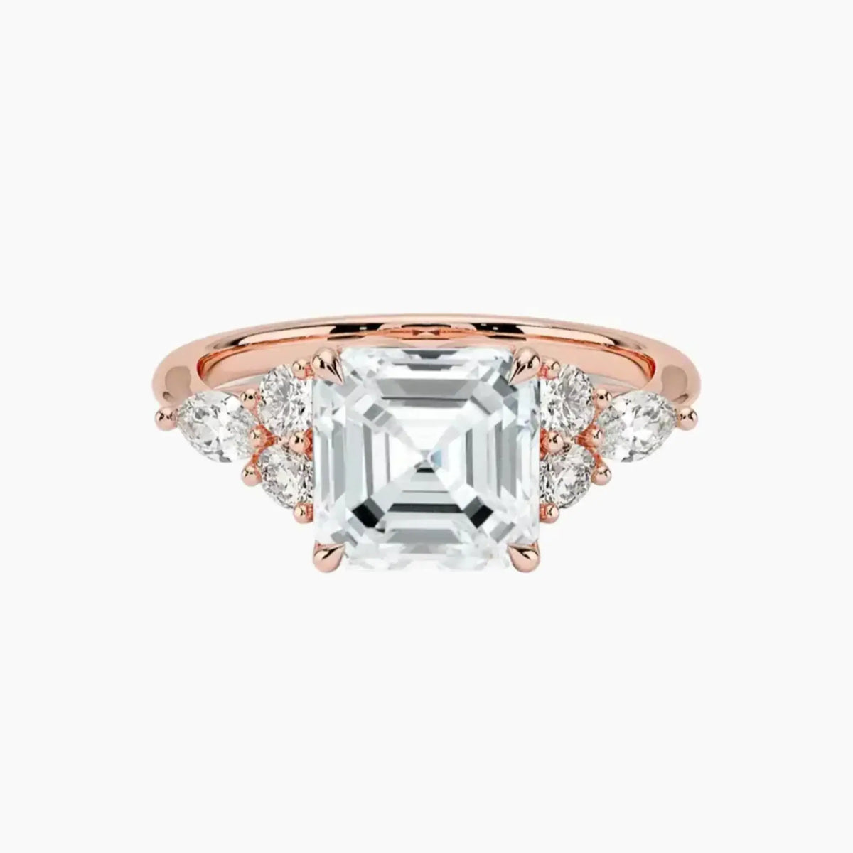OBSER288 - Ingrid Asscher engagement ring setting view 4