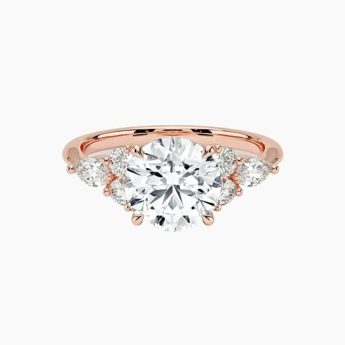 OBSER290 - Ingrid Round engagement ring setting view 4