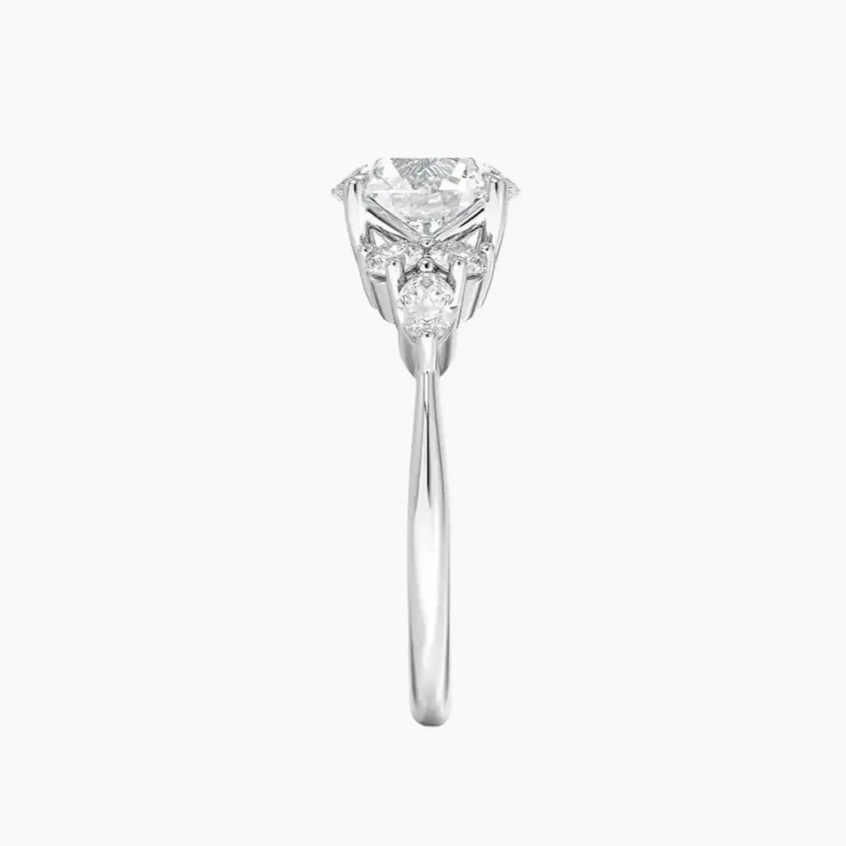 OBSER290 - Ingrid Round engagement ring setting view 3