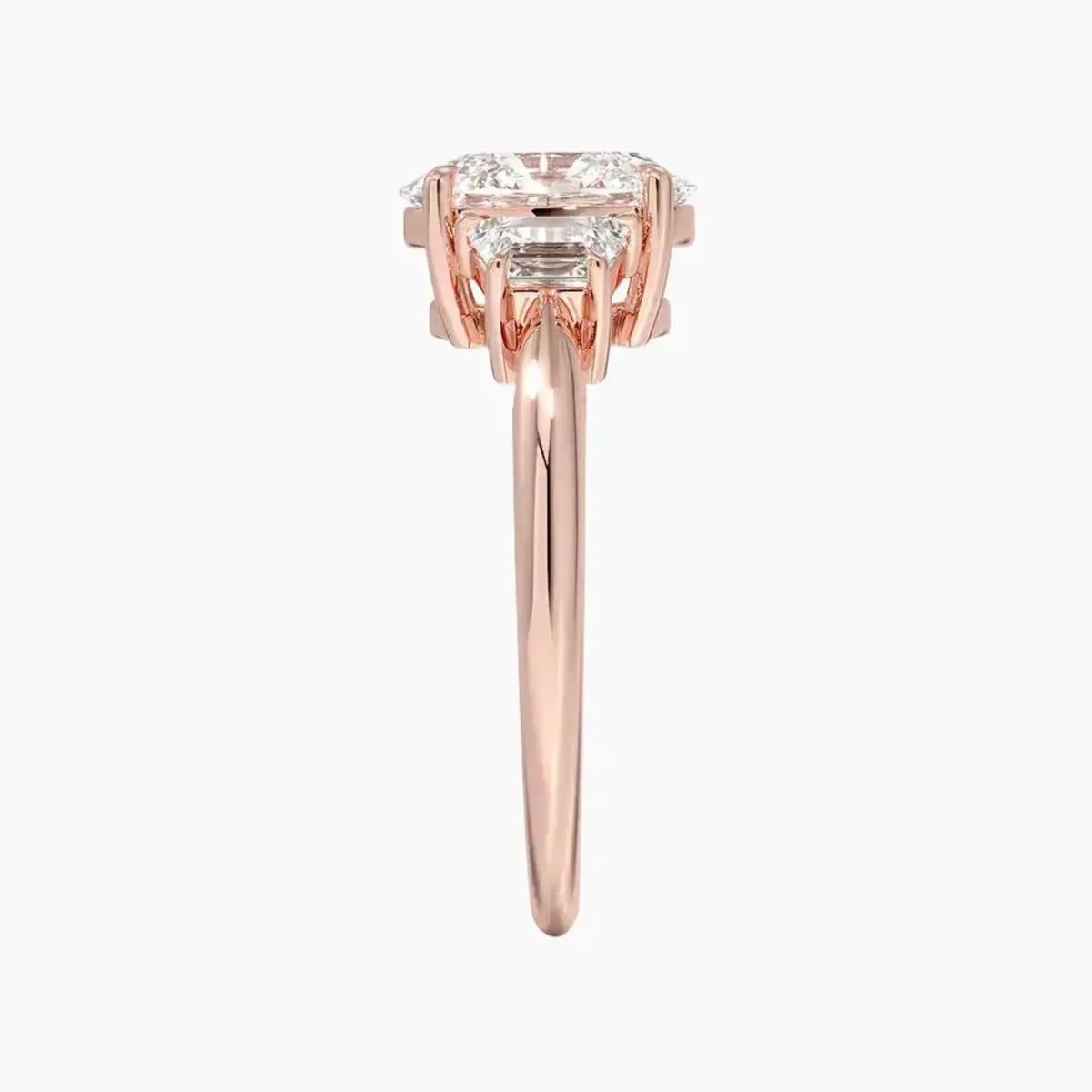 OBSER578 - Oriana Three Stone Oval engagement ring setting view 6