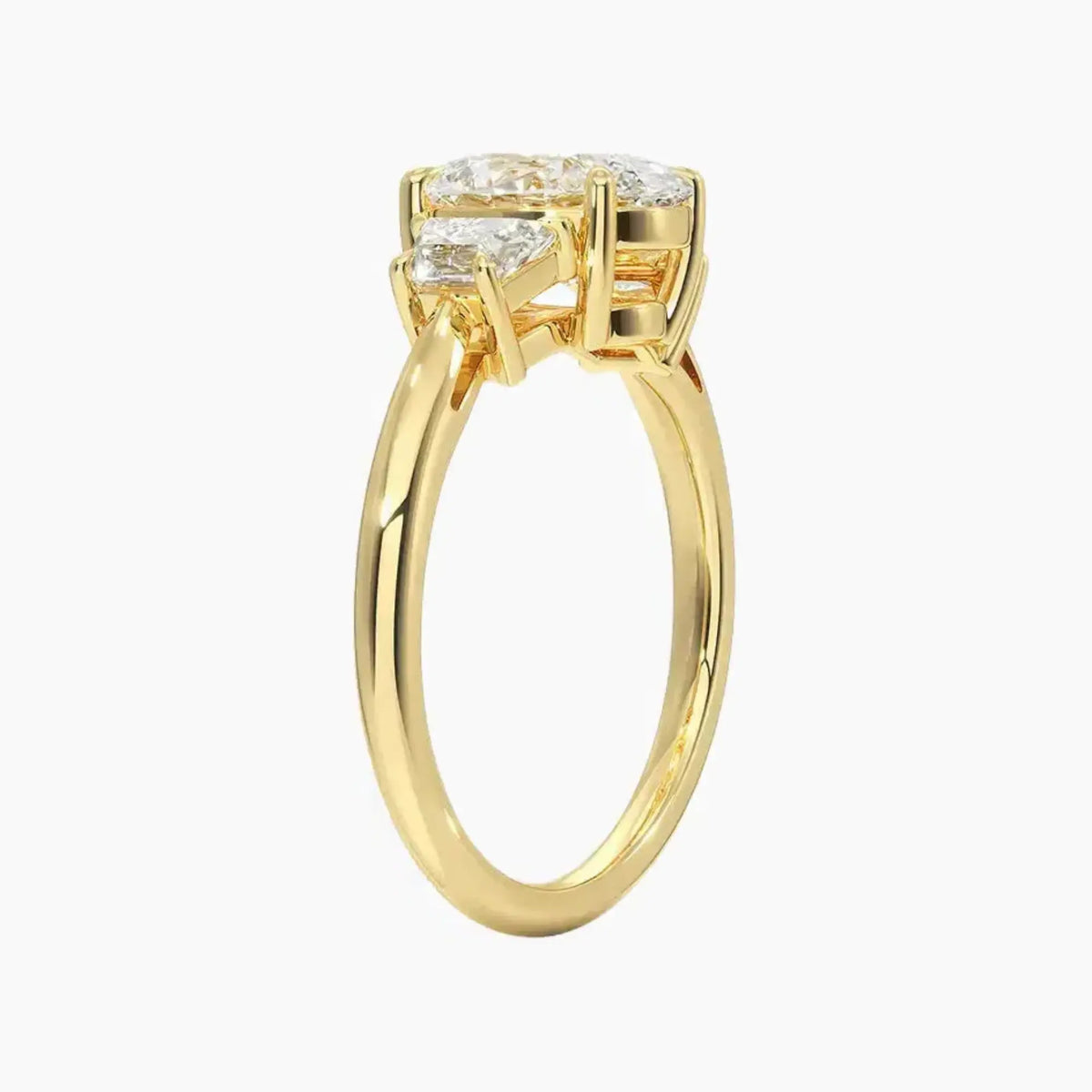 OBSER578 - Oriana Three Stone Oval engagement ring setting view 8