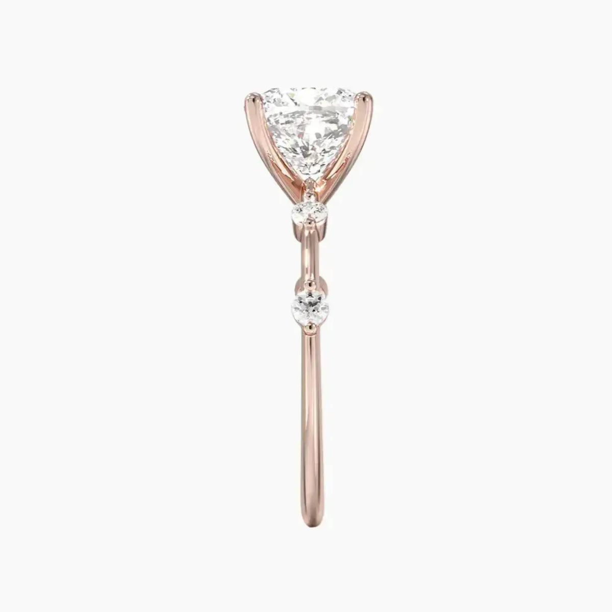 OBSER258 - Sena Cushion engagement ring setting view 6