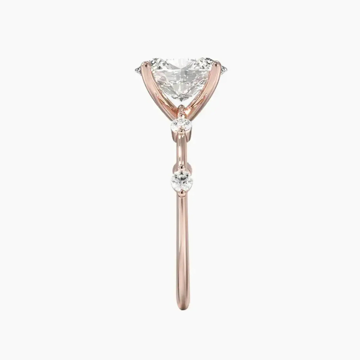 OBSER259 - Sena Oval engagement ring setting view 6