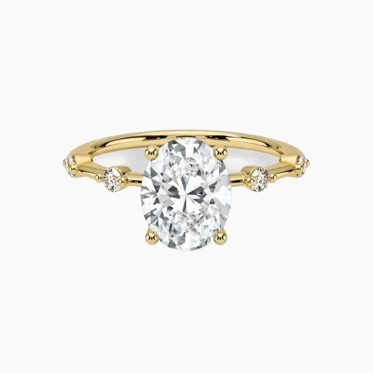 OBSER259 - Sena Oval engagement ring setting view 7