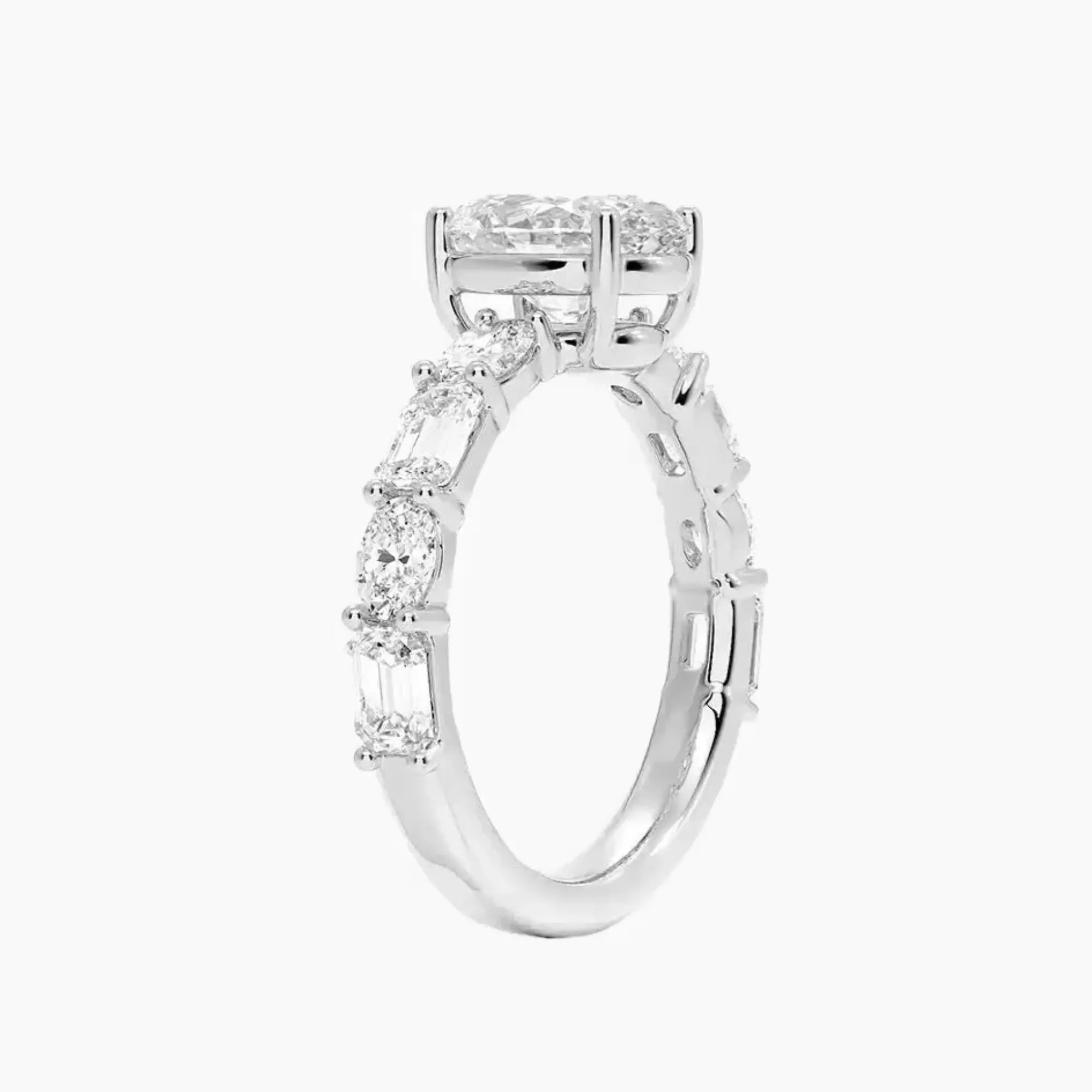 OBSER285 - Ariadne Oval engagement ring setting view 2