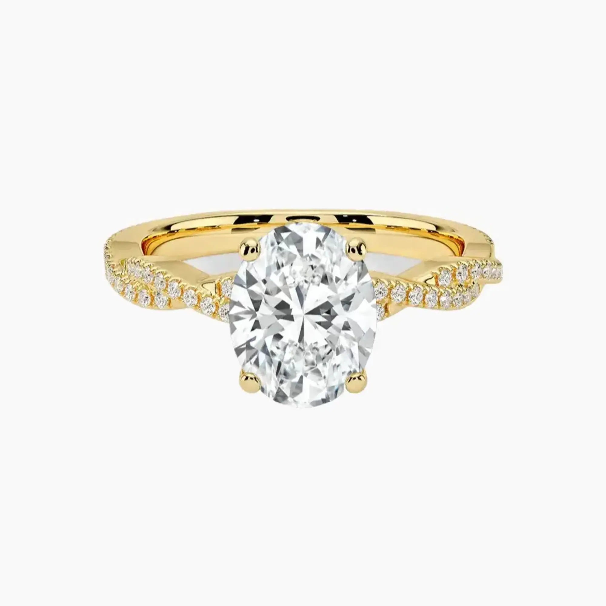 OBSER357 - Cassia Solitaire Oval engagement ring setting view 7