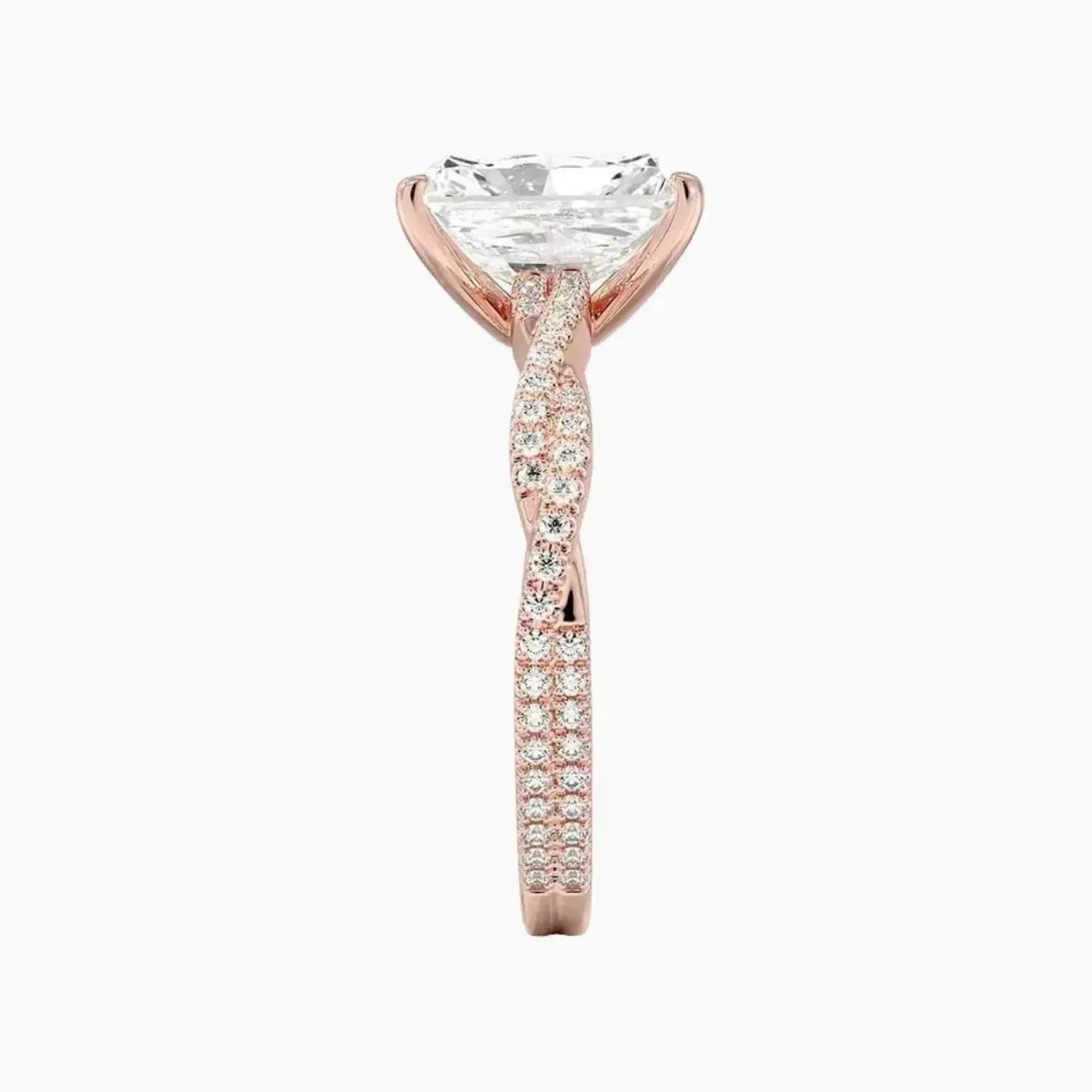 OBSER350 - Cassia Solitaire Radiant engagement ring setting view 6