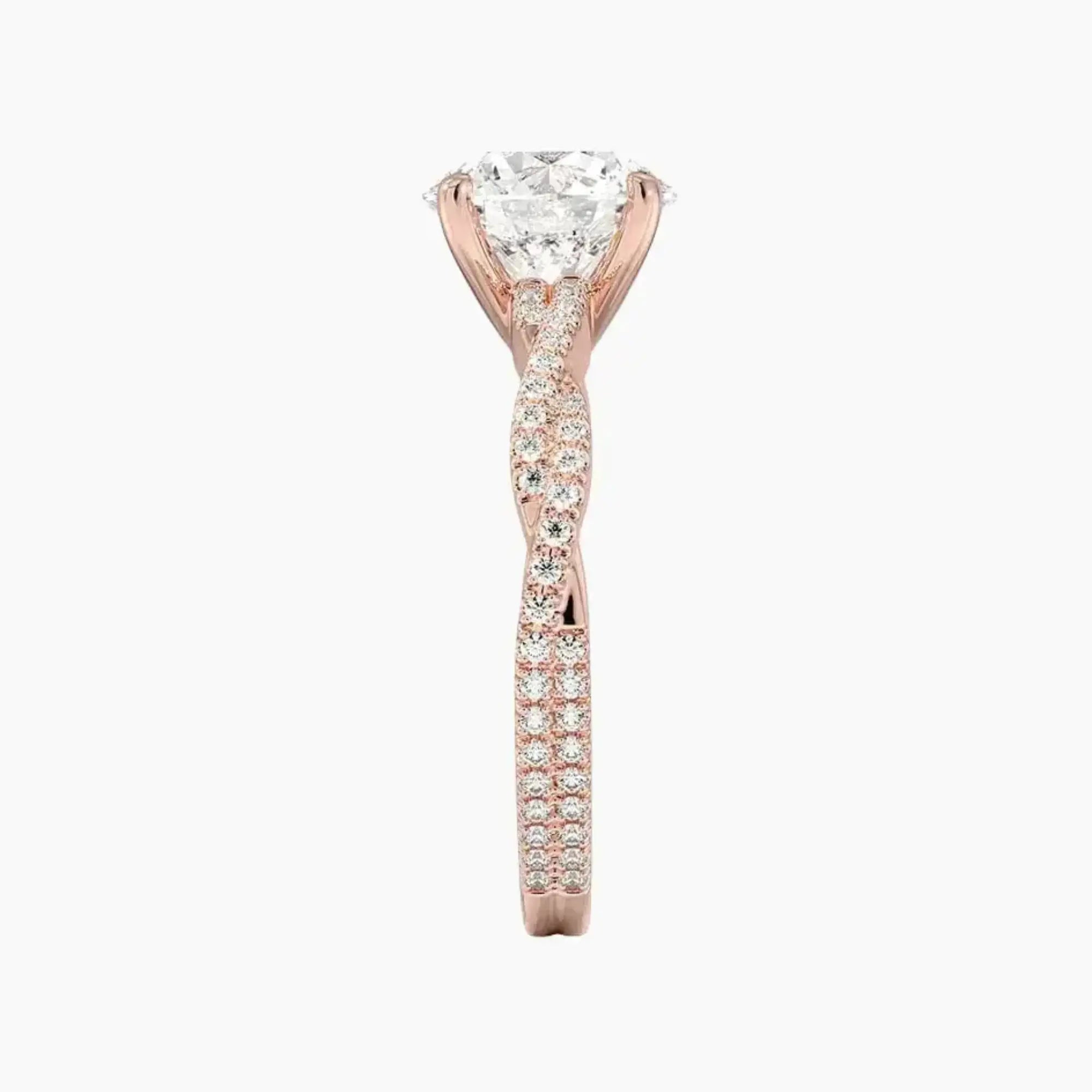 OBSER364 - Briar Solitaire Round engagement ring setting view 6