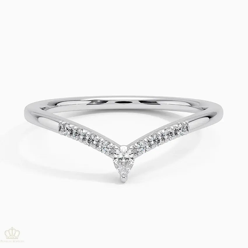Crescendo Contoured Wedding Band Ring - LR88 Camélia™