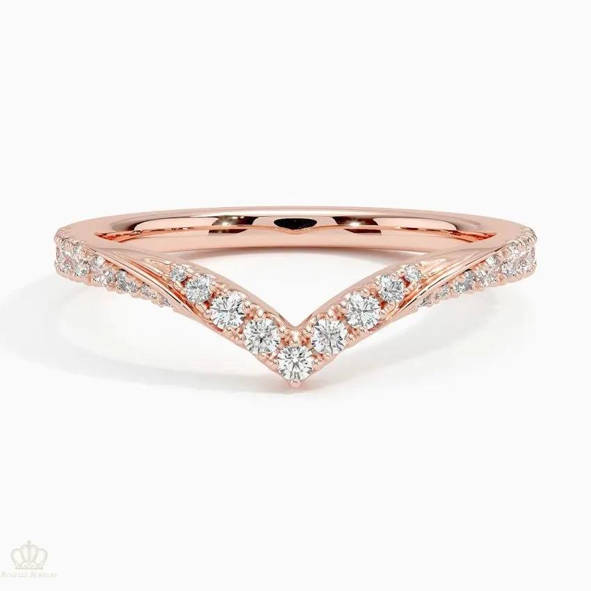 Chiara Wedding Band Ring - LR99 Camélia™