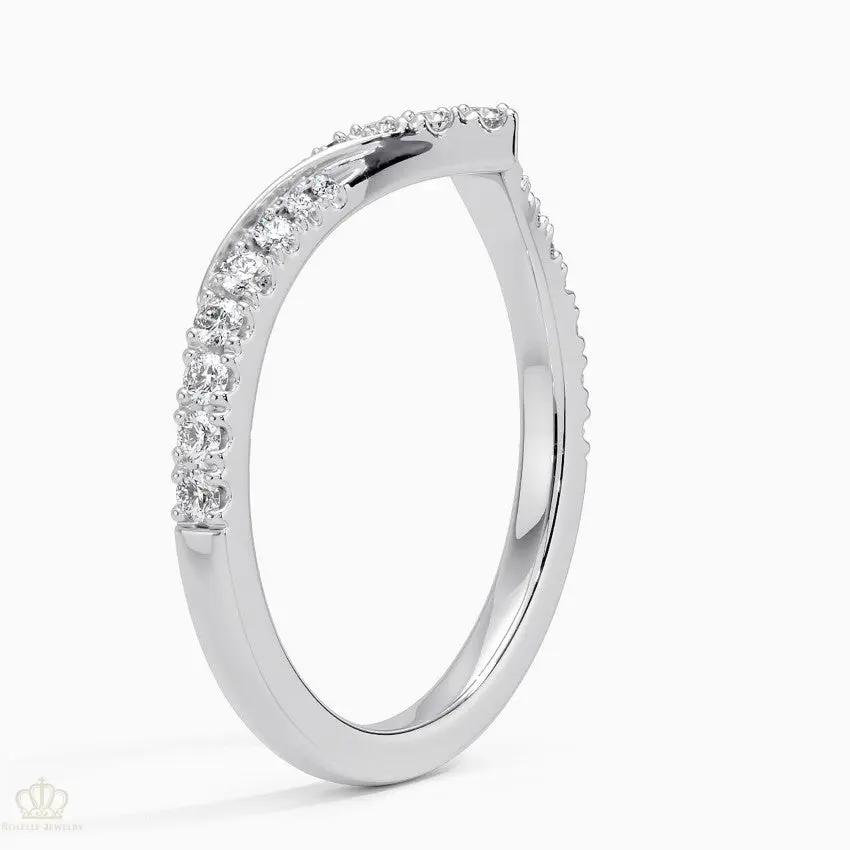 Chiara Wedding Band Ring - LR99 Camélia™