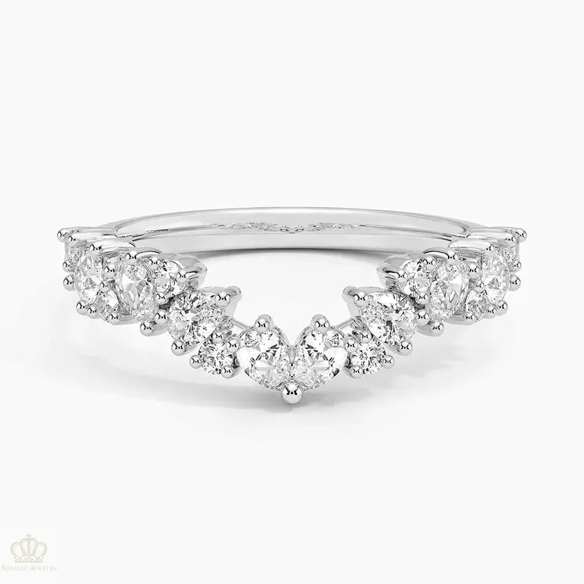 LR115 - Olivetta Contoured Wedding Band Ring Camélia™