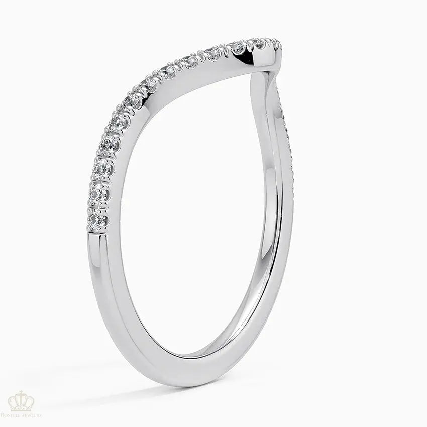 Stanza Wedding Band Ring - LR86 Camélia™