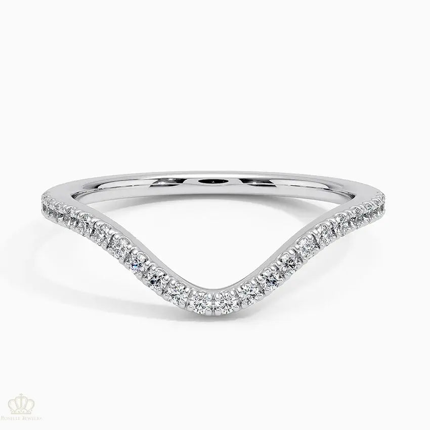 Stanza Wedding Band Ring - LR86 Camélia™