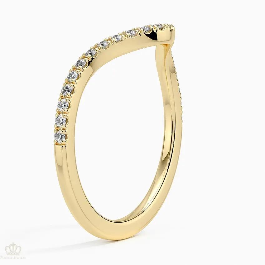 Stanza Wedding Band Ring - LR86 Camélia™