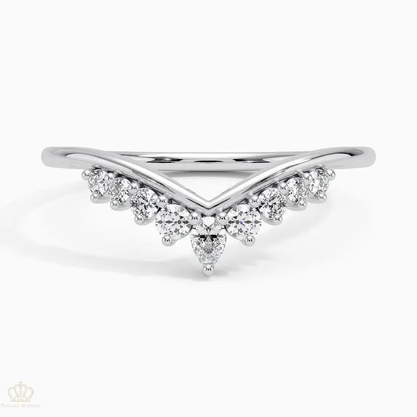 Veronika Wedding Band Ring - LR98 Camélia™