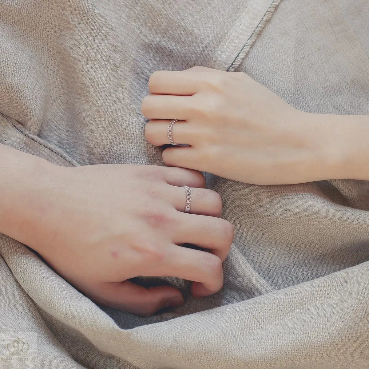 Unique Couple Wedding Ring Set - WM37 CHARLISA™