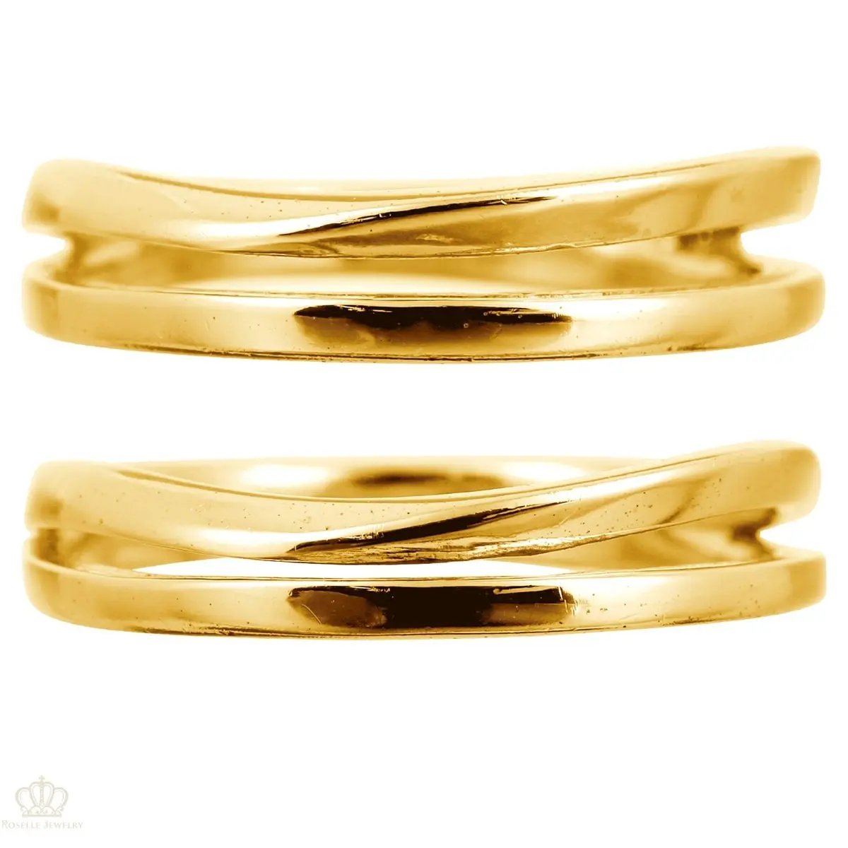 Unique Couple Wedding Ring Set - WM41 CHARLISA™