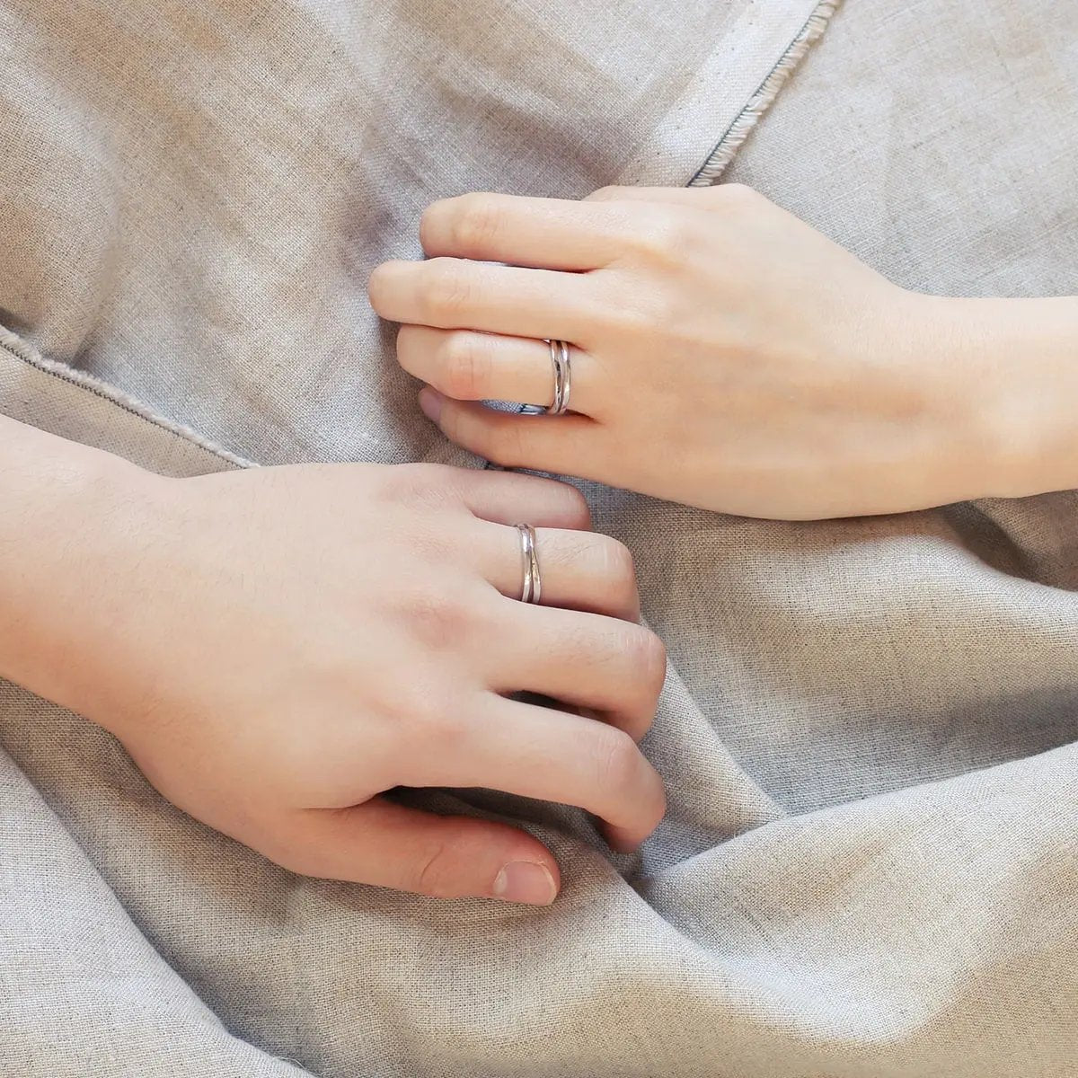 Unique Couple Wedding Ring Set - WM41 CHARLISA™