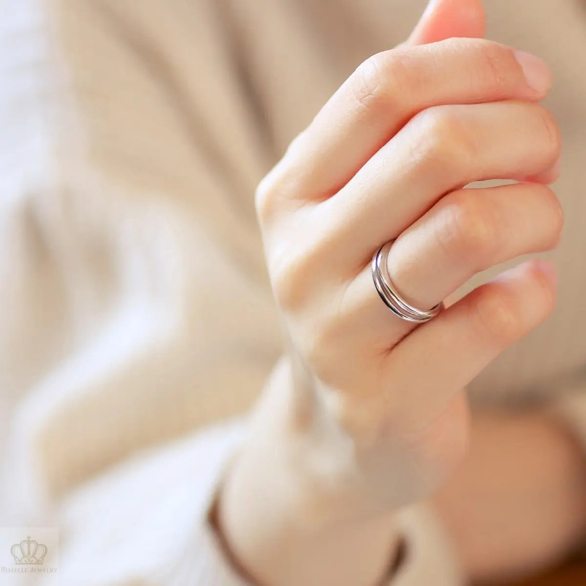 Unique Couple Wedding Ring Set - WM41 CHARLISA™