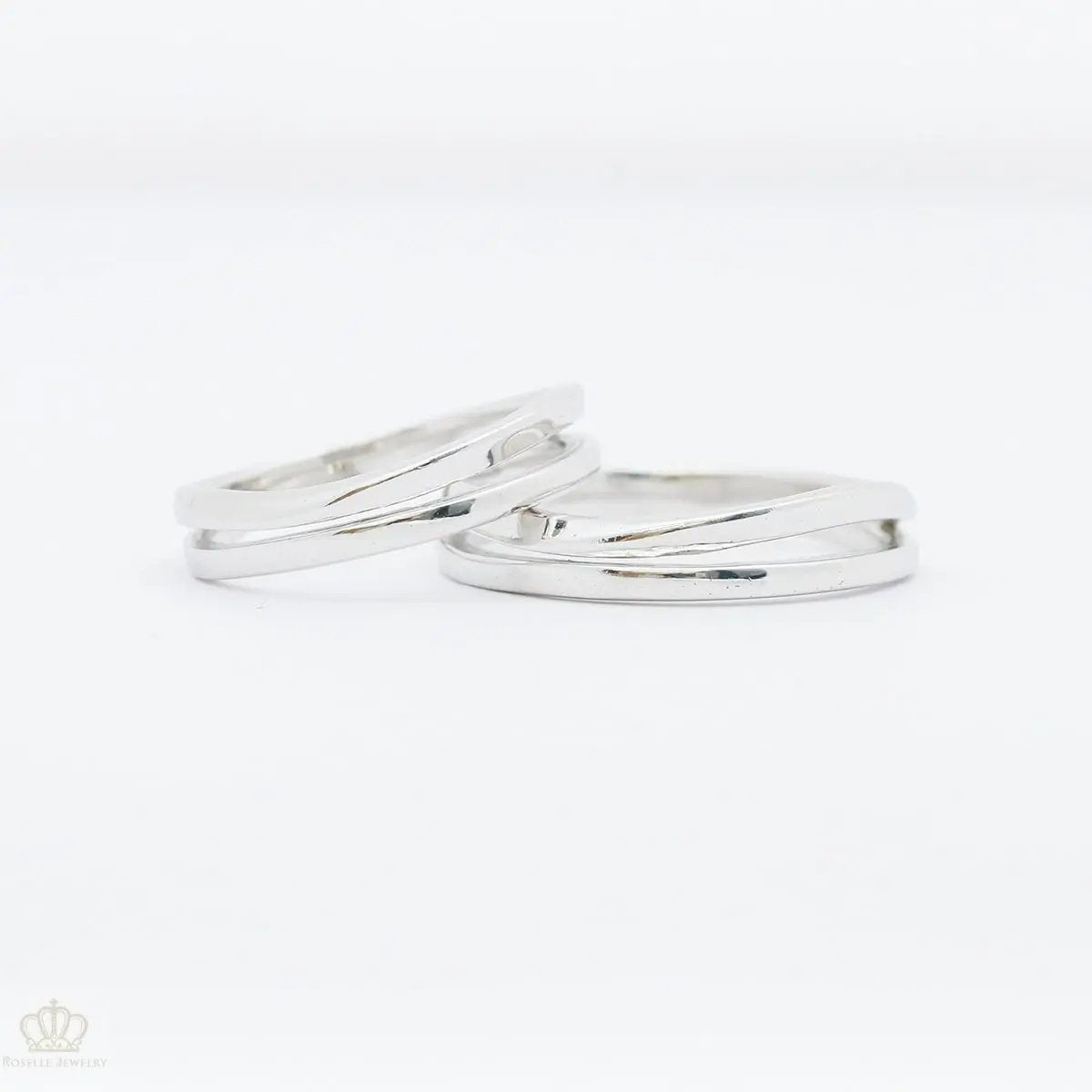 Unique Couple Wedding Ring Set - WM41 CHARLISA™