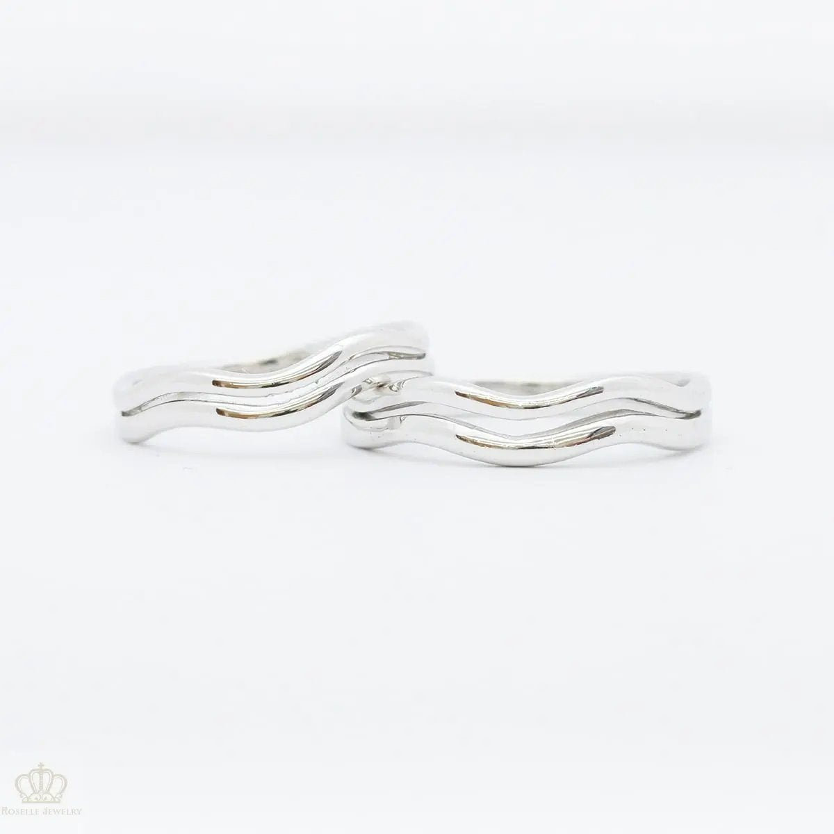 Unique Couple Wedding Ring Set - WM42 CHARLISA™