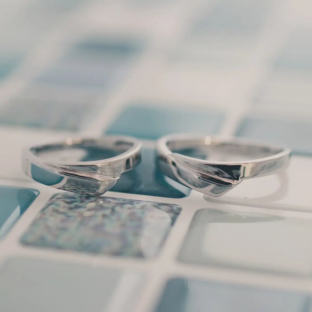 Unique Couple Wedding Ring Set - WM44 CHARLISA™