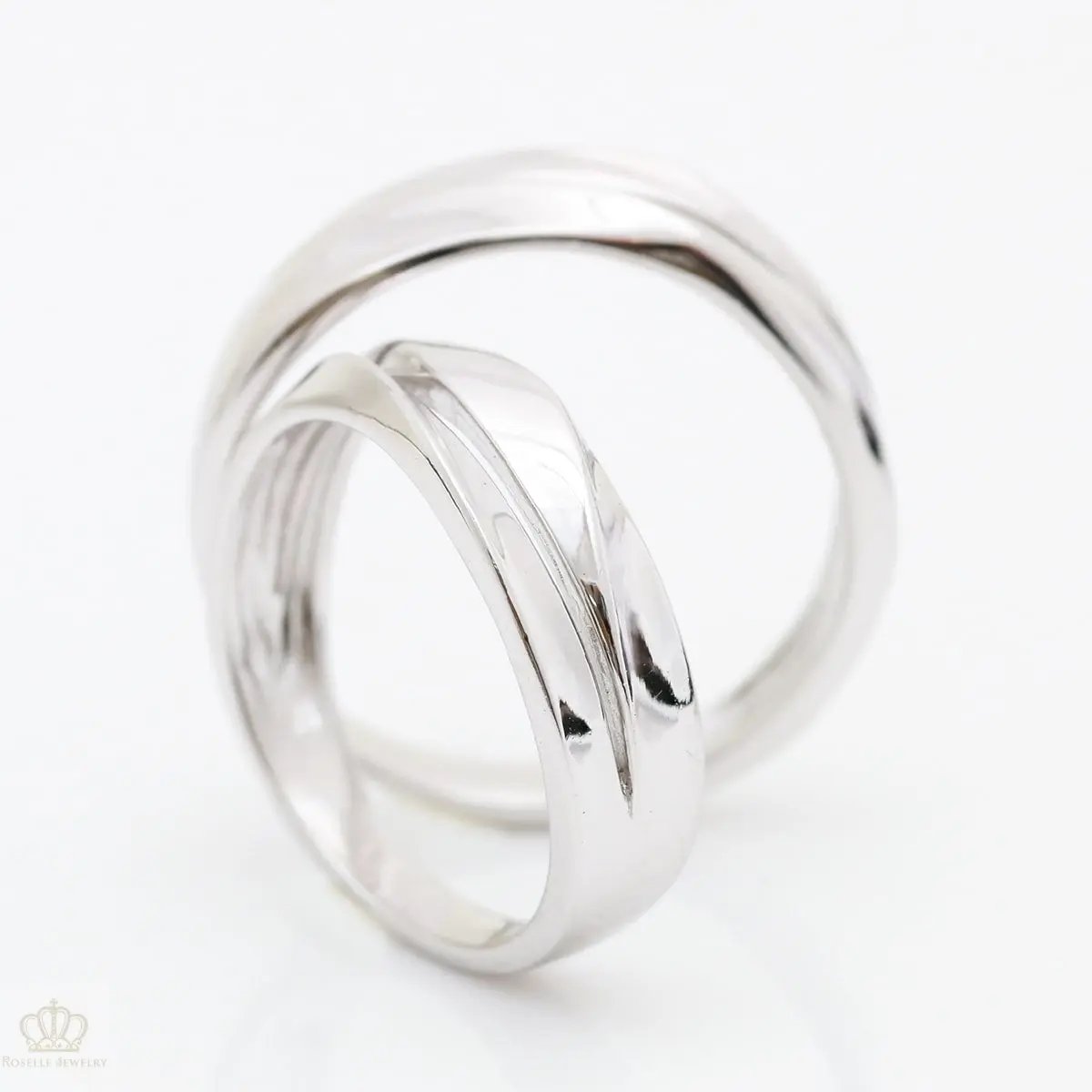 Unique Couple Wedding Ring Set - WM46 CHARLISA™