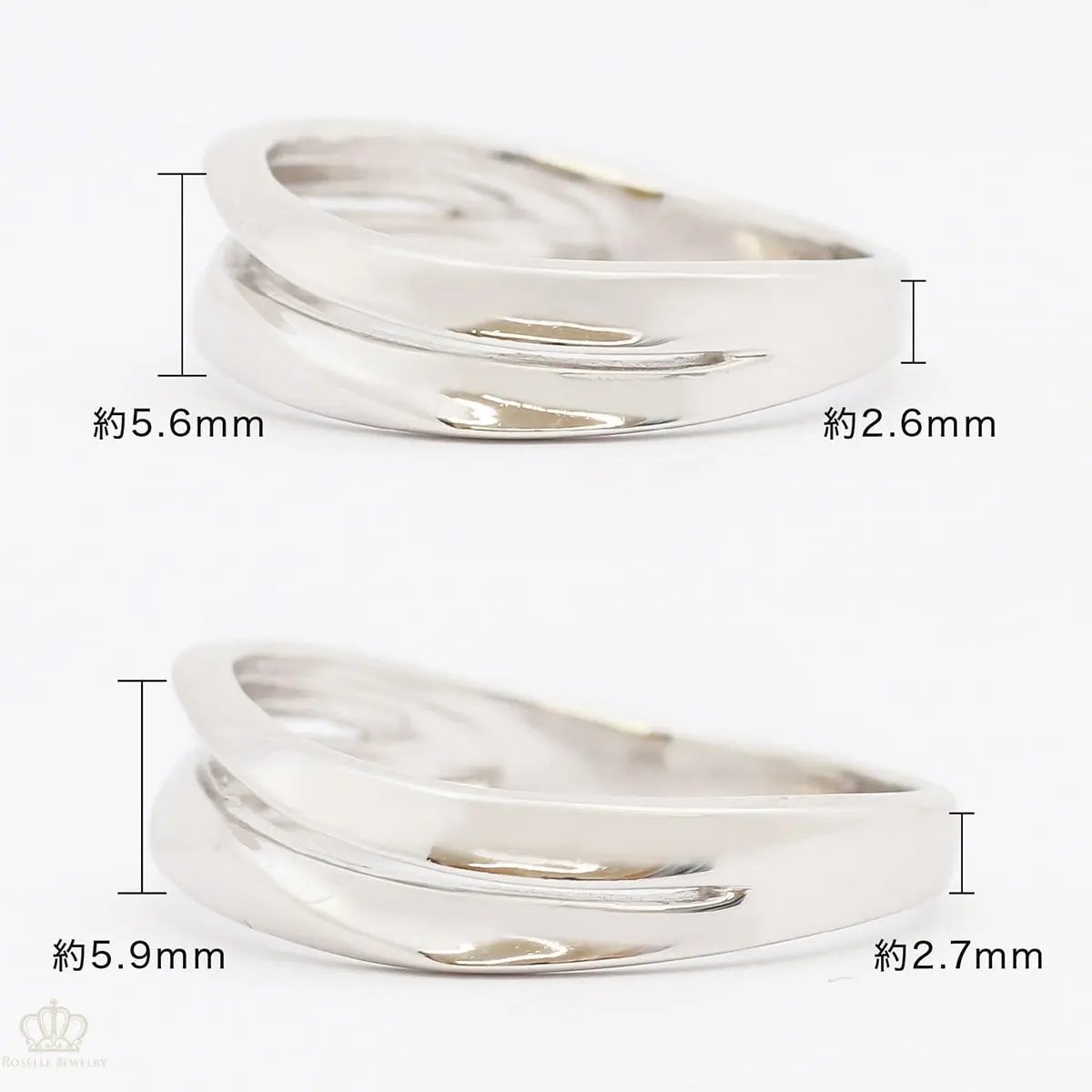 Unique Couple Wedding Ring Set - WM46 CHARLISA™