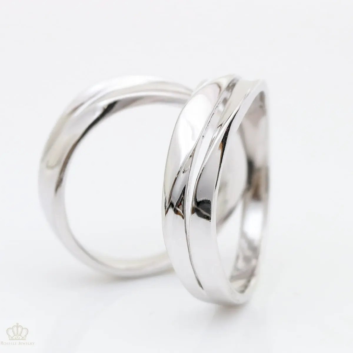 Unique Couple Wedding Ring Set - WM46 CHARLISA™