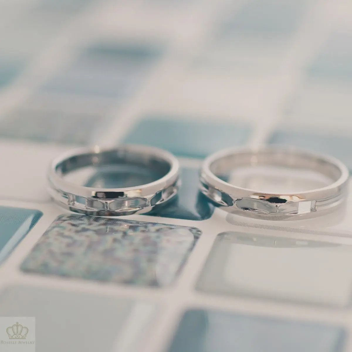 Unique Couple Wedding Ring Set - WM49 CHARLISA™