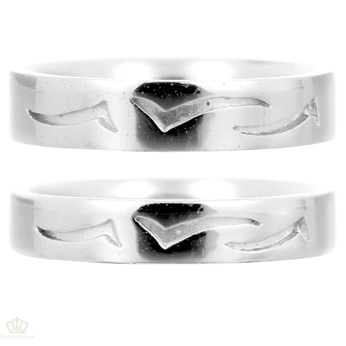 Unique Couple Wedding Ring Set - WM51 CHARLISA™