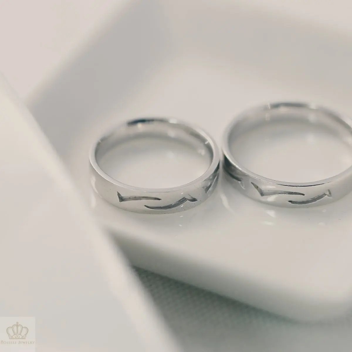 Unique Couple Wedding Ring Set - WM51 CHARLISA™