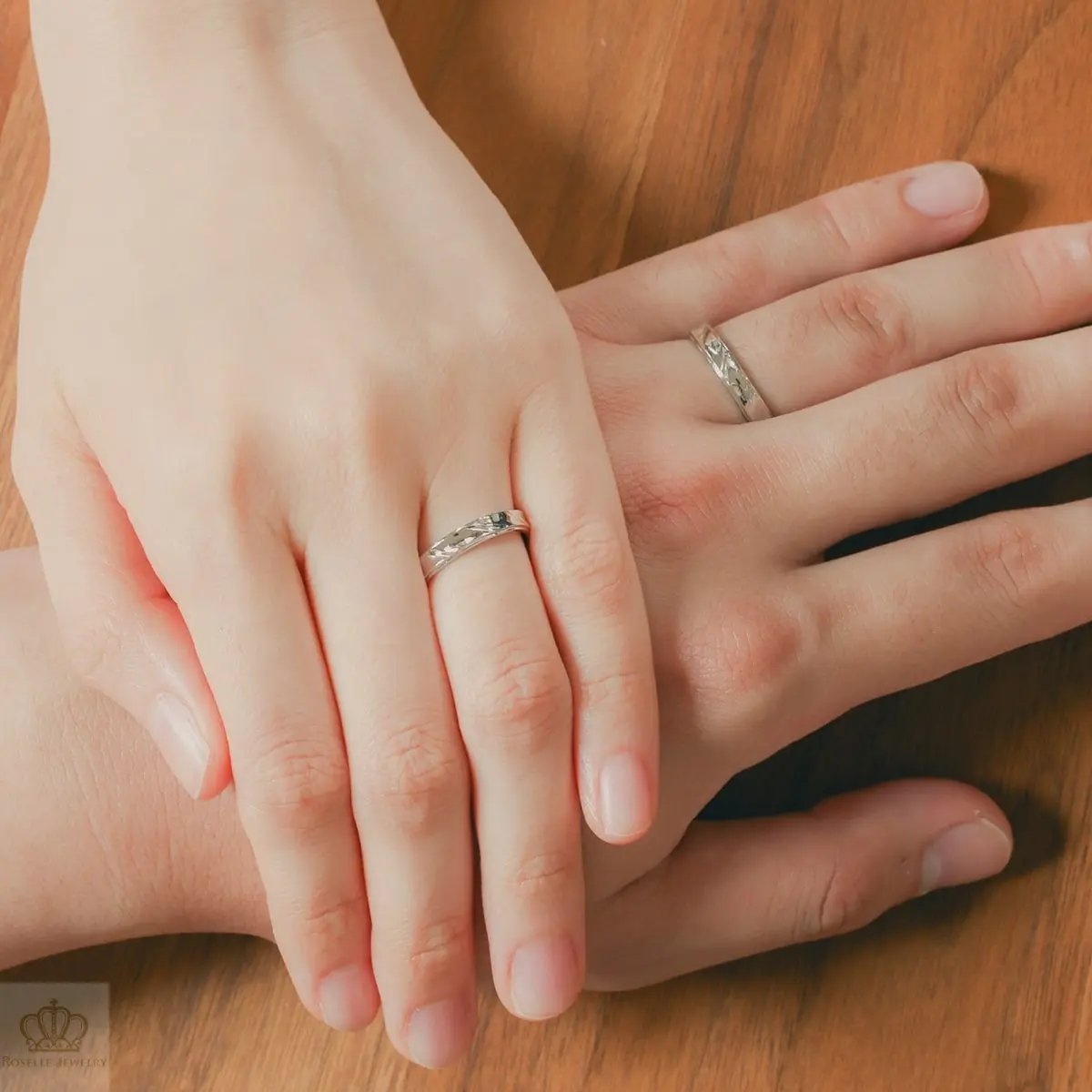 Unique Couple Wedding Ring Set - WM53 CHARLISA™