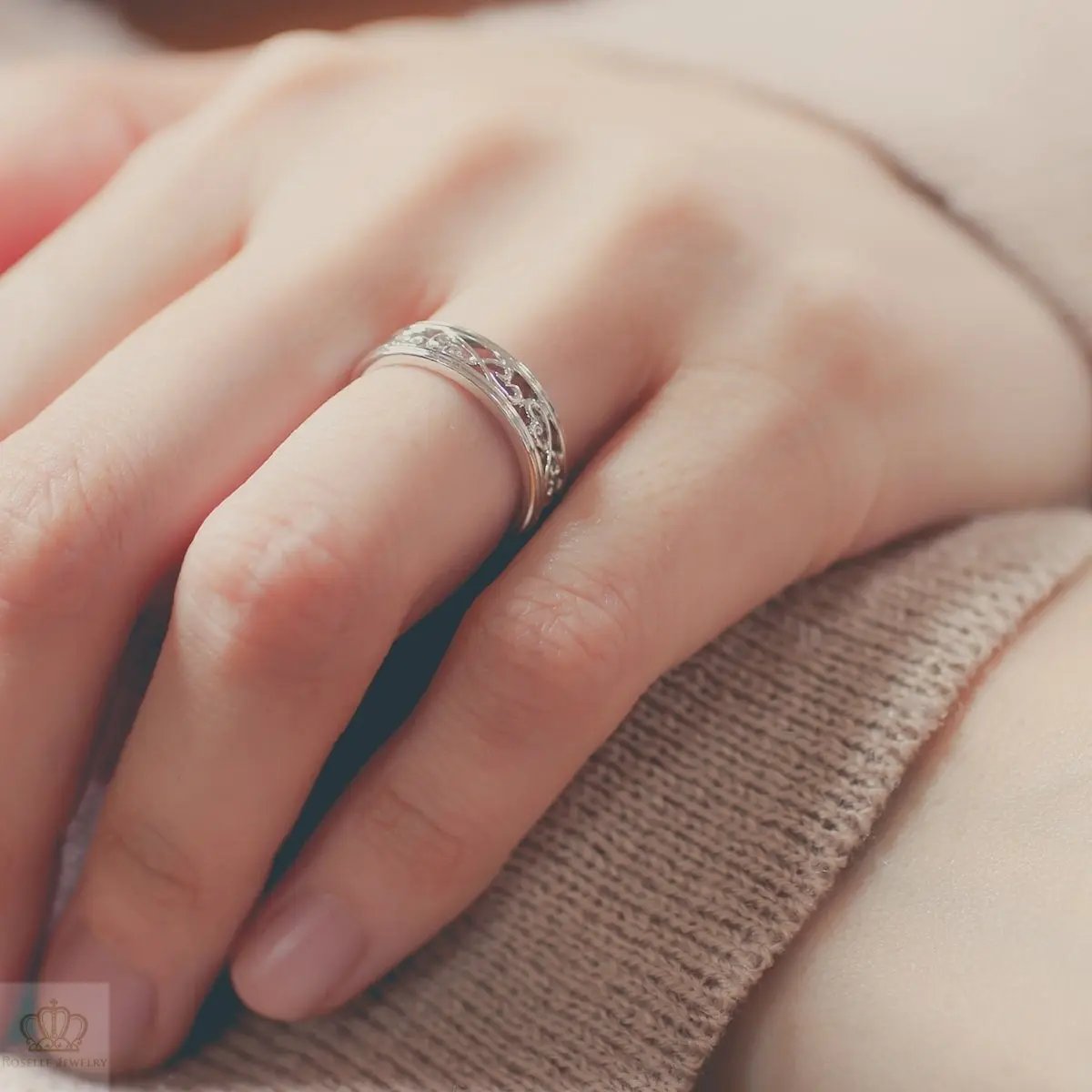 Unique Couple Wedding Ring Set - WM54 CHARLISA™