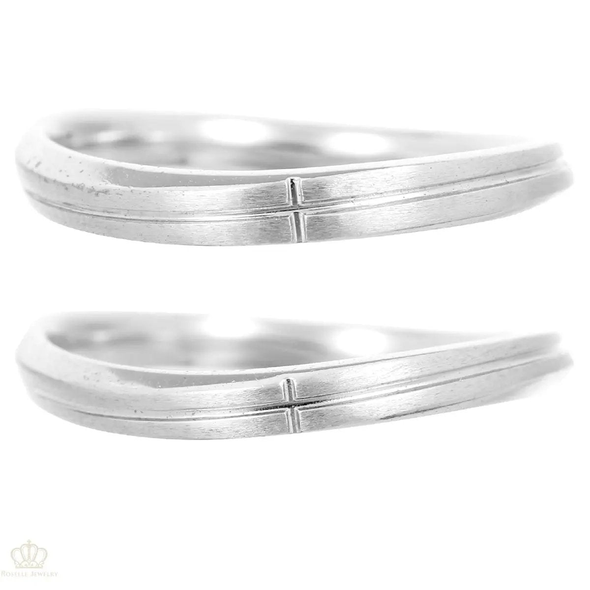 Unique Couple Wedding Ring Set - WM55 CHARLISA™