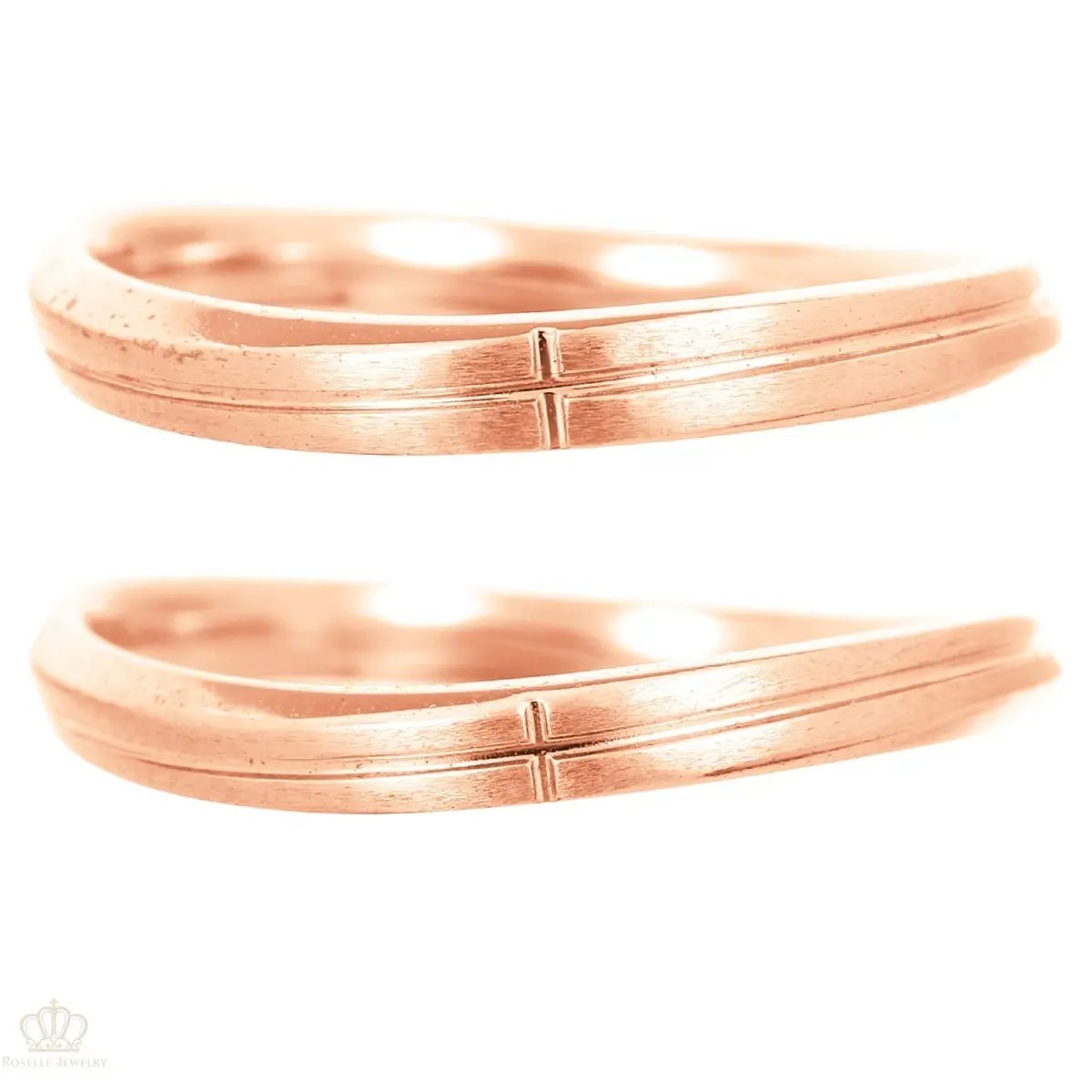 Unique Couple Wedding Ring Set - WM55 CHARLISA™