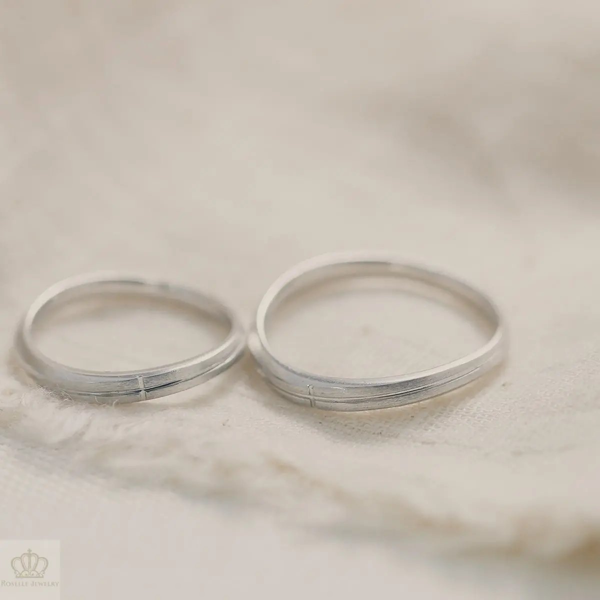 Unique Couple Wedding Ring Set - WM55 CHARLISA™